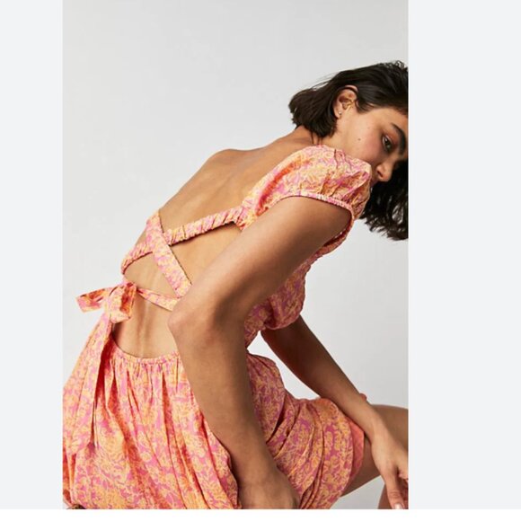 NWOT Free People Ultraviolet Maxi dress L - Picture 4 of 10